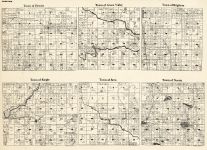 Marathon County - Hewitt, Green Valley, Brighton, Ringle, Bern, Norrie, Wisconsin State Atlas 1930c